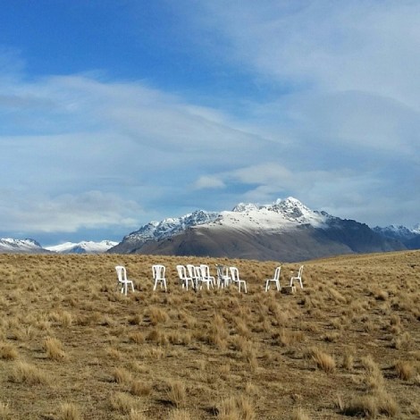 "Secret meeting of the plastic chairs" source: Taika's instagram