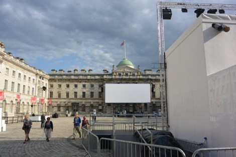 Before the crowd arrives.