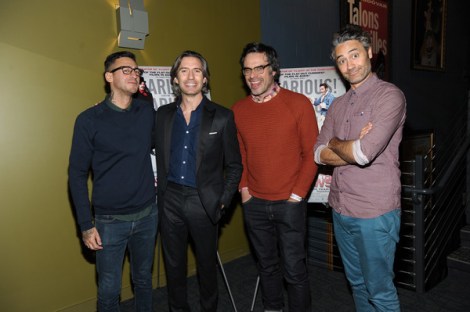 Cori Gonzalez-Macuer, Emanuel Michael, Jemaine Clement and Taika Waititi at the screening of What We Do in the Shadows at the Landmark Sunshine Theater in New York City, February 12, 2015. Photo by Rommel Demano/Getty Images North America